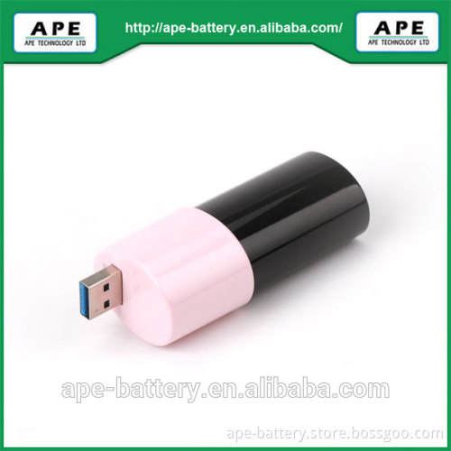 New style retractable USB power bank for smartphone